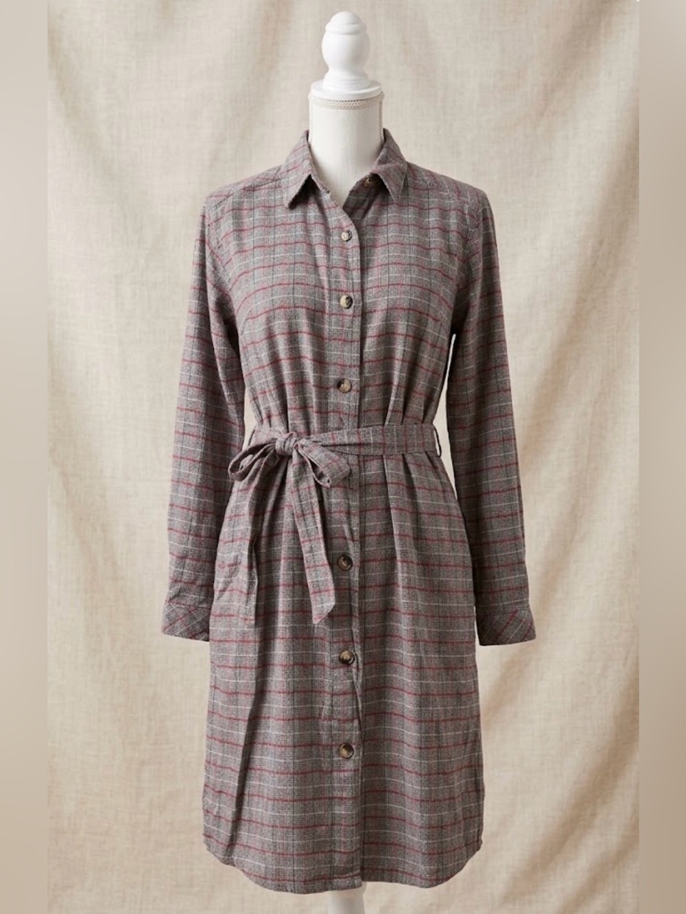 Like New! COLUMBIA Holly Hideaway Plaid Midi Dress